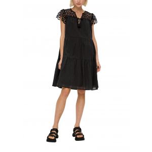 QS broderie blouse black 2125550 9999
