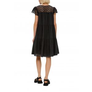 QS broderie blouse black 2125550 9999