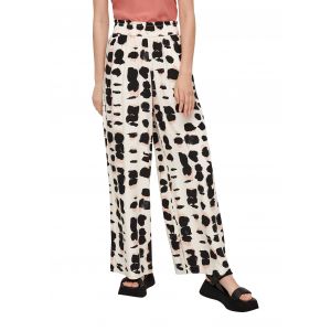 QS print broek white 2131215 08A1