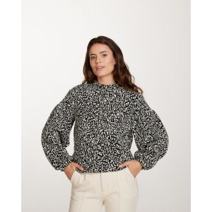Tramontana print sweater whites T03-06-601