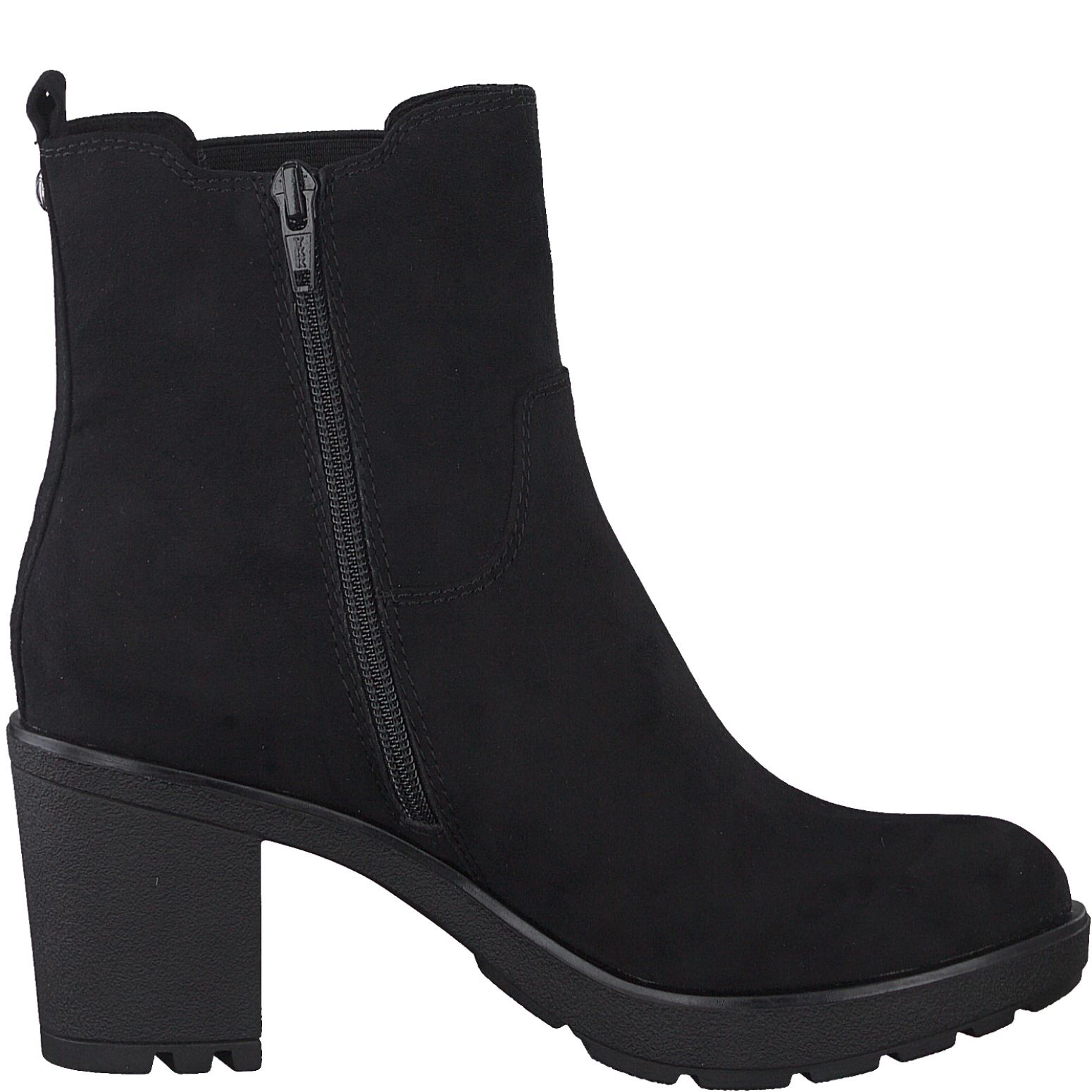 S. Oliver enkellaars blokhak zwart 5-25413-23 001