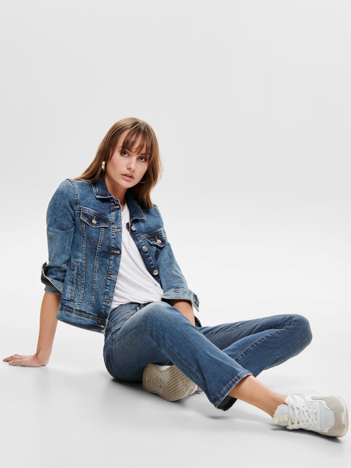Jacqueline de Yong denim jack medium blue 15180019