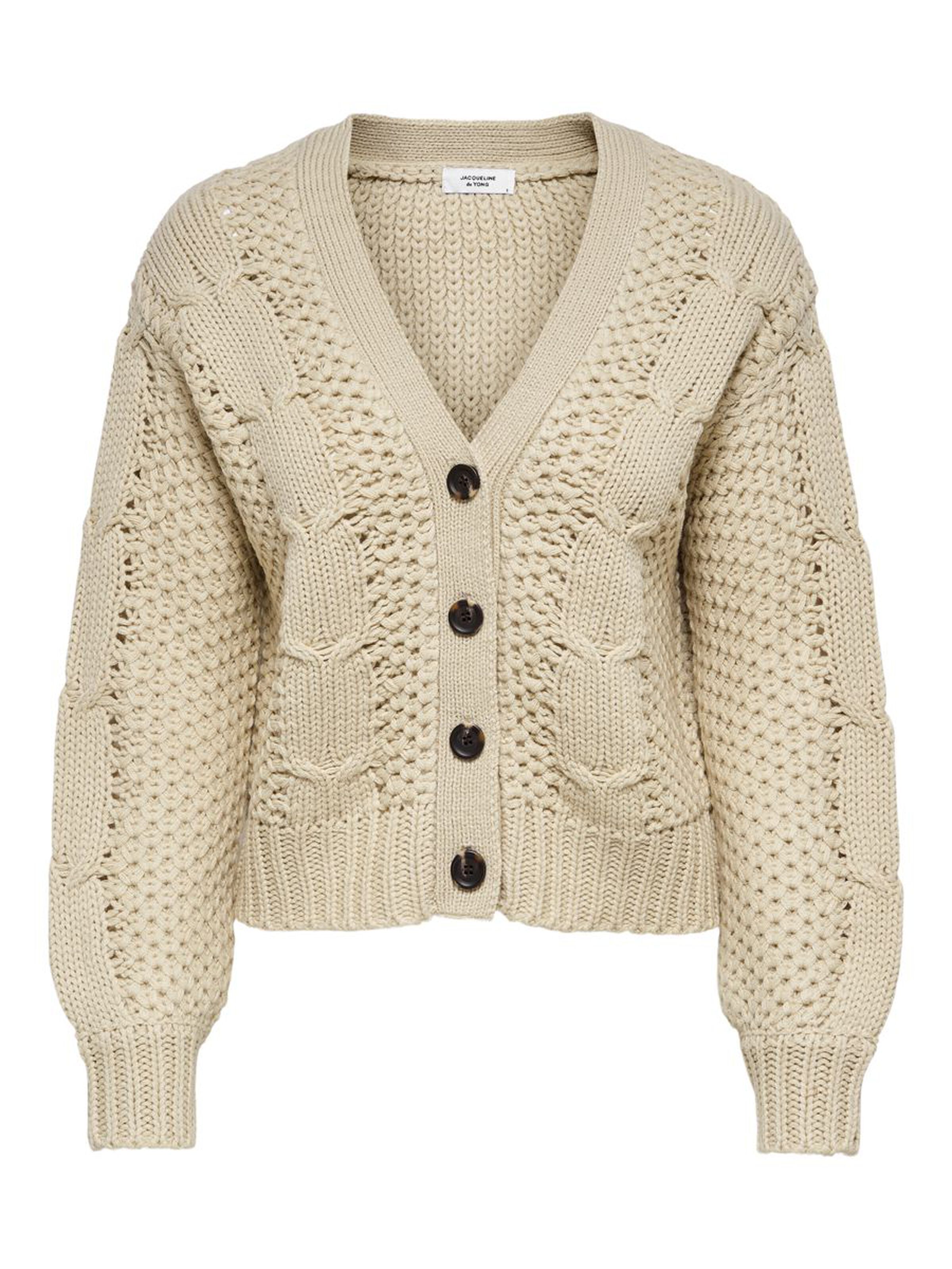 Jacqueline de Yong vest zand 15203724