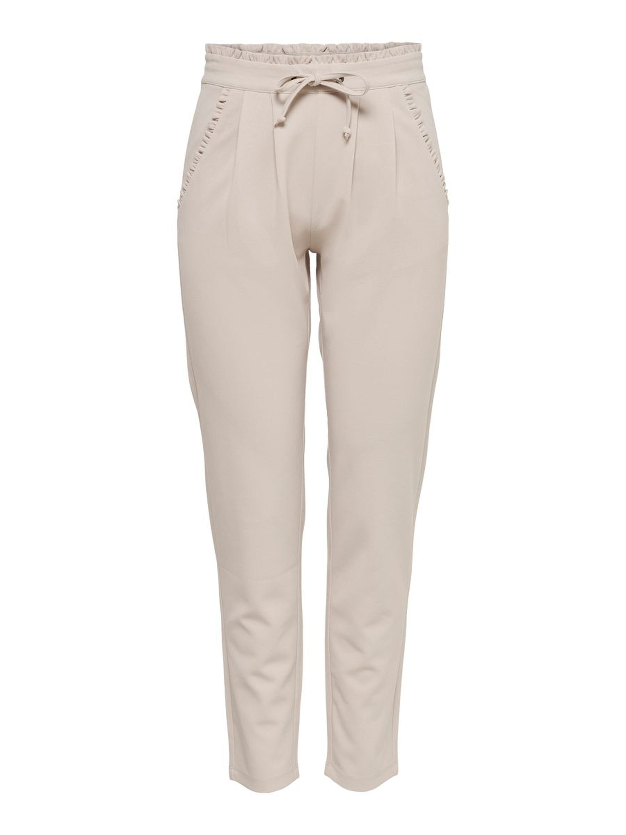 Jacqueline de Yong jersey broek off white 15208415