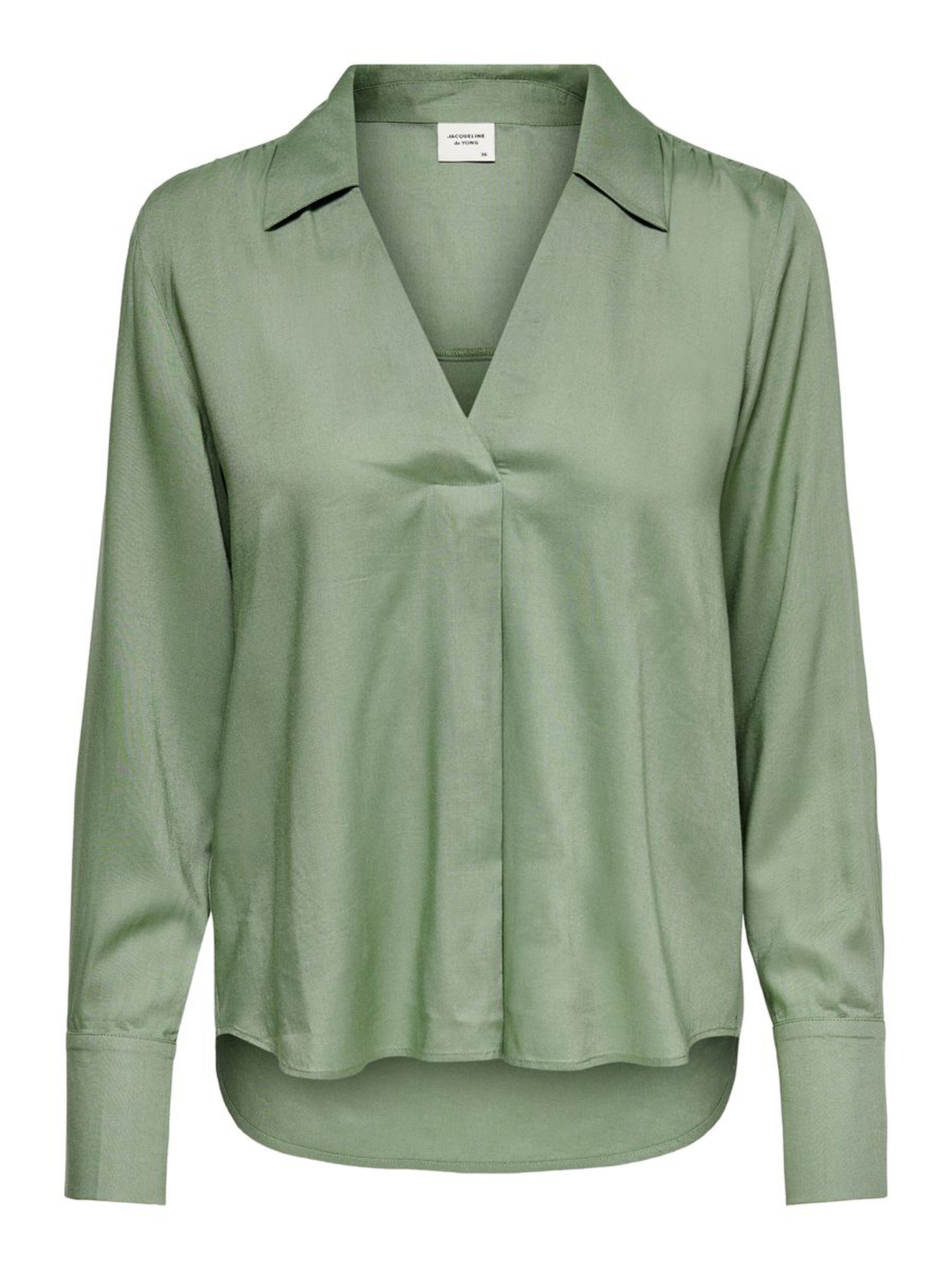 Jacqueline de Yong blouse groen 15221454