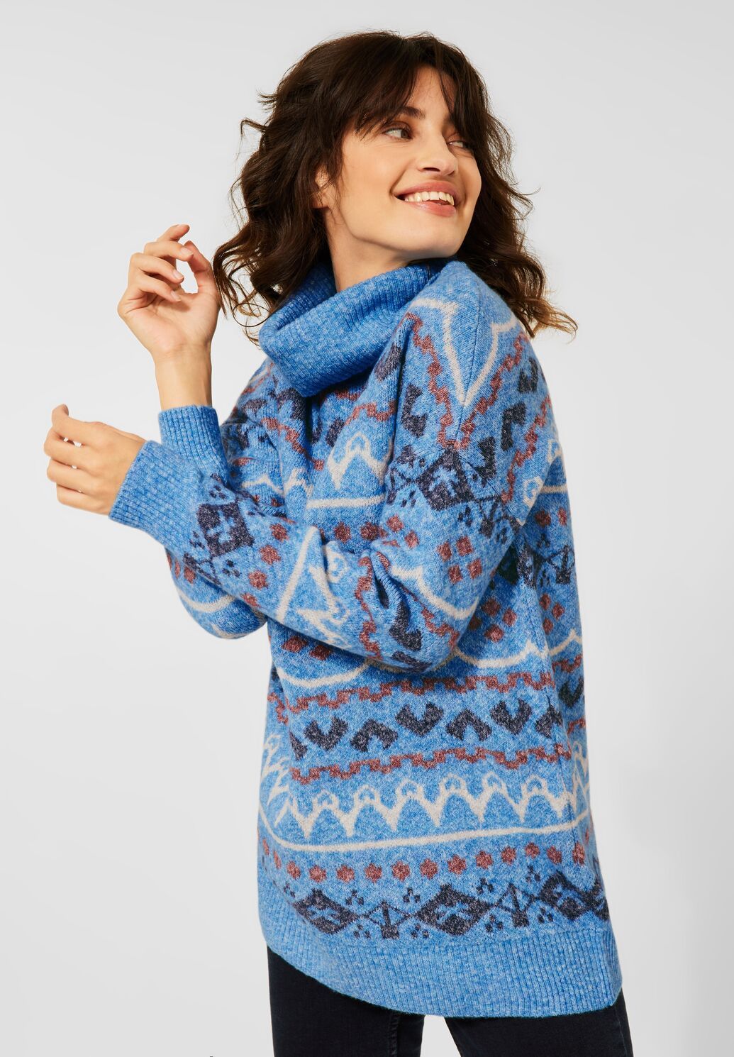 Cecil noorse trui mountain blue 301644 33005