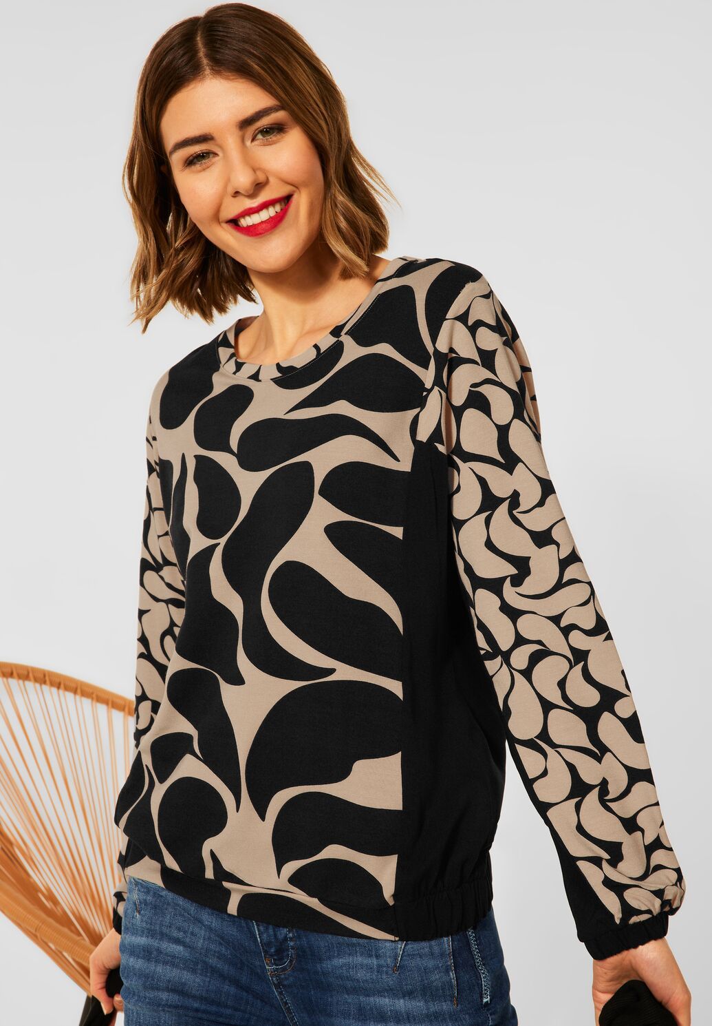 Street one shirt lange mouw clearance