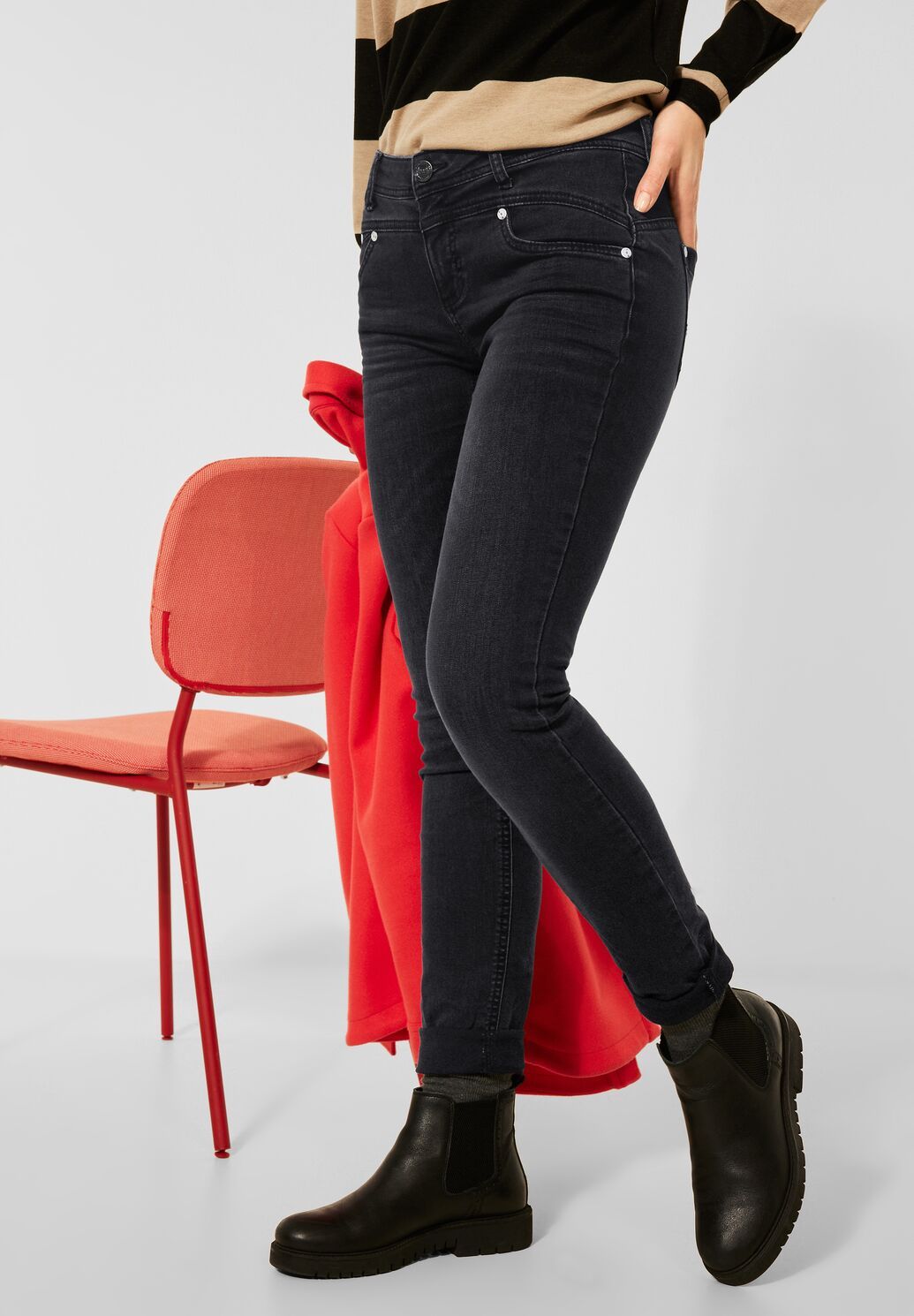 Street One black denim Jane 374564 13513