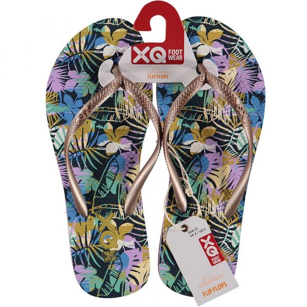 Sarlini tropical print flipflops multi 00012499302