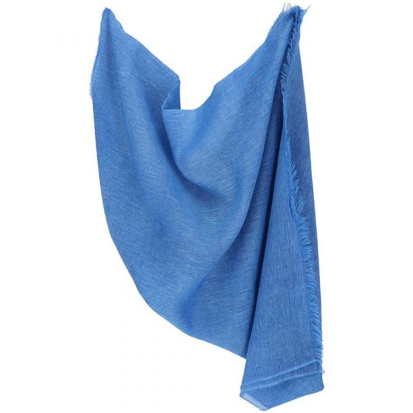 Sarlini lange uni sjaal kobalt 000420-00393-One Size