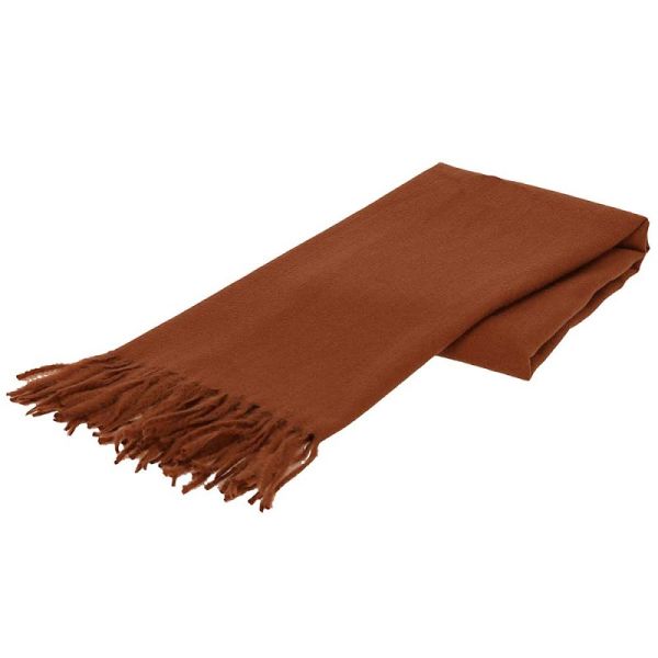 Sarlini zachte sjaal mid brown 000431-00069-One Size