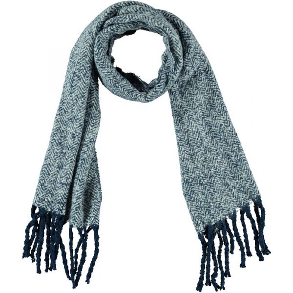 Sarlini warme sjaal navy mêlee 000431-00087-One Size