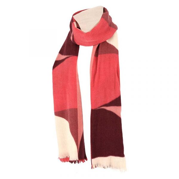 Sarlini print sjaal terracotta 000431-00092-One Size