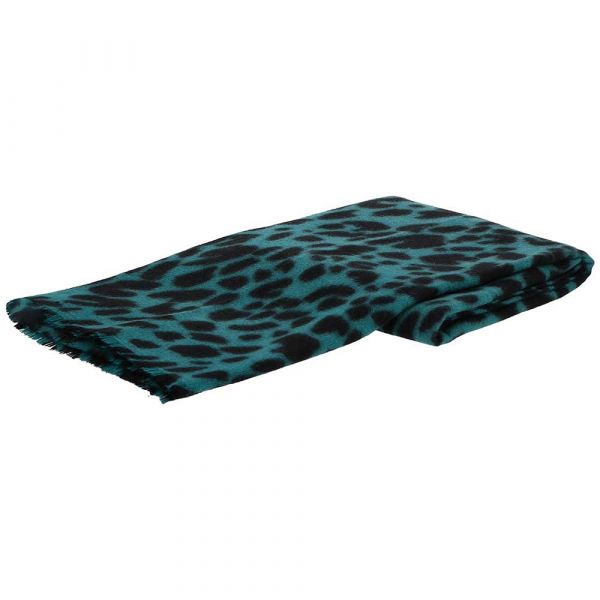 Sarlini zachte print sjaal black petro 000431-0009-One Size