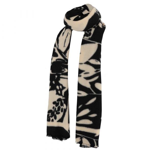 Sarlini zachte print sjaal blackwhite 000431-00097-One Size