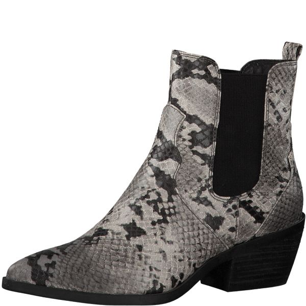 S. Oliver boot grey snake 5-25381-33 203