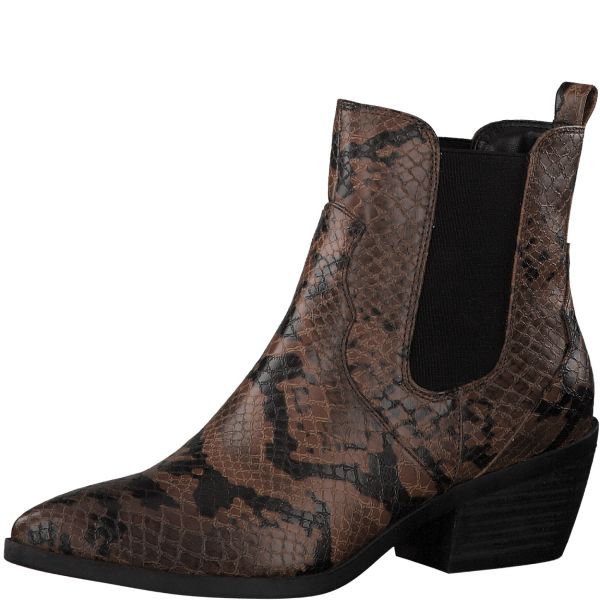 S. Oliver boot cognac snake 5-25381-33 331