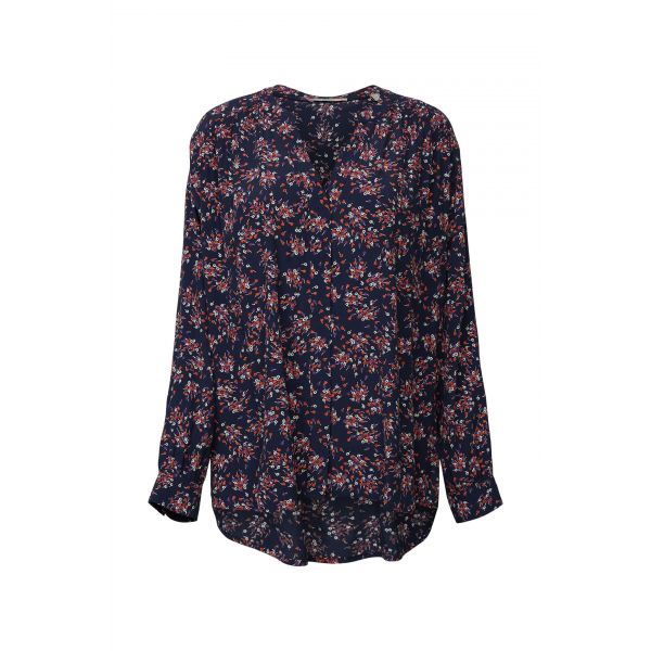 Esprit all over print blouse navy 023EE1F308 402