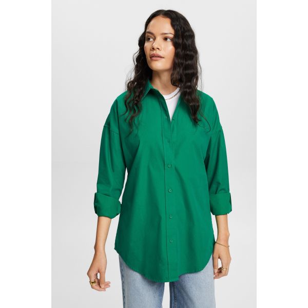 Esprit katoenen blouse dark green 073EE1F310 300