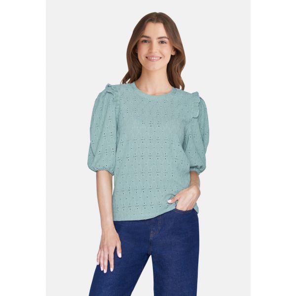 Sisters Point broderie top EINA-O.SS1 d.mint