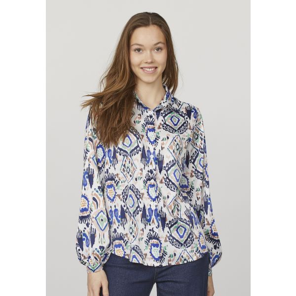 Sisters Point ikat print blouse GADA-SH41