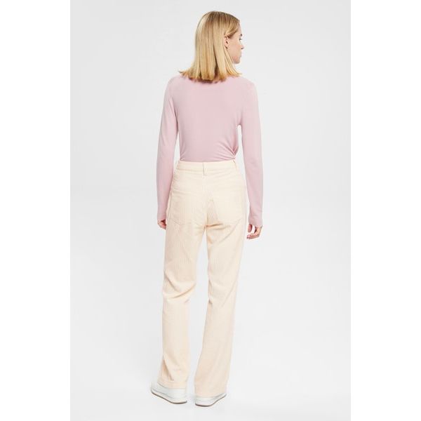Esprit corduroy broek off white 102EE1B349 110