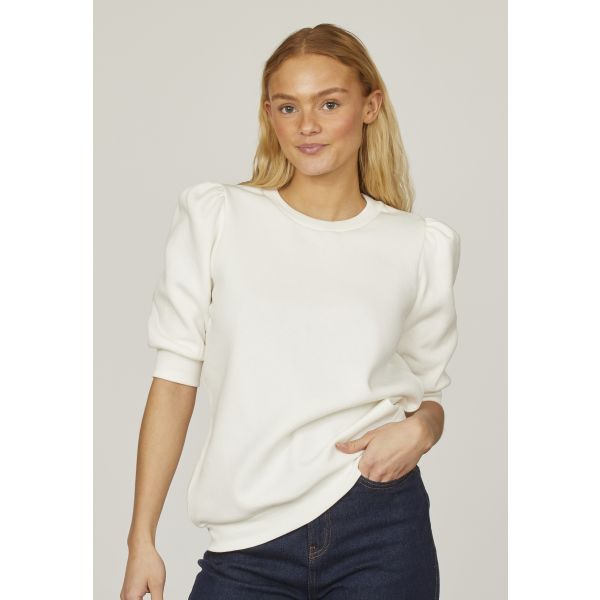 Sisters Point sweat shirt cream N.PEVA-PUFF