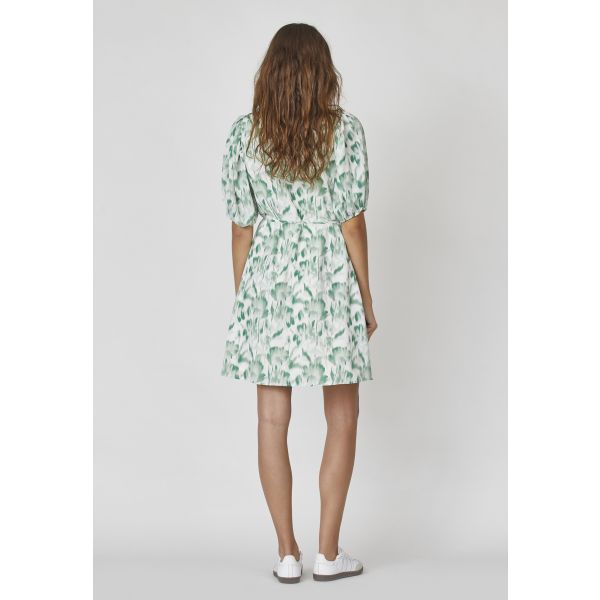 Sisters Point print jurk green graphic VENTIA-S.DR