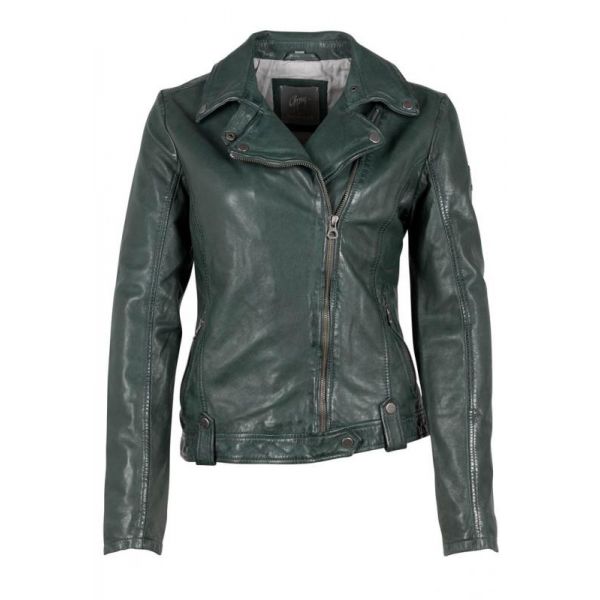 Gipsy leren jack dark green 1101-0608 