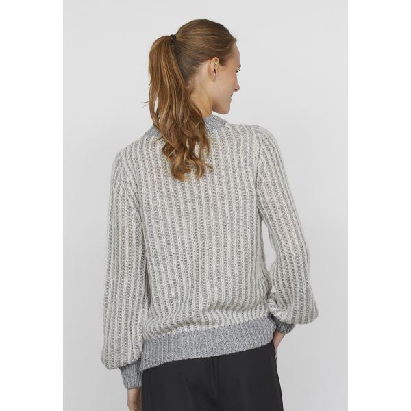 Sisters Point streep trui grey LIBAR-PU 801