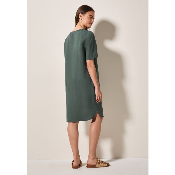 Cecil linen jurk balmy khaki 144333 16243