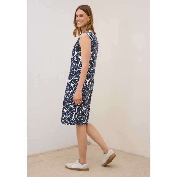 Cecil print jurk urban dark blue 144601 36831