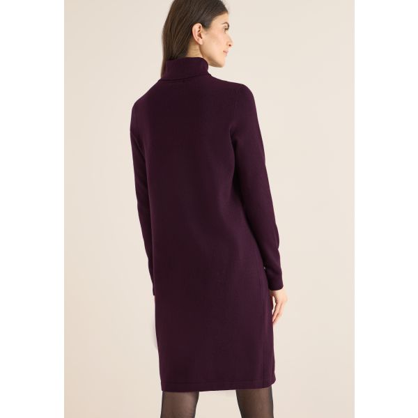 Cecil brei jurk eggplant red 144692 16855