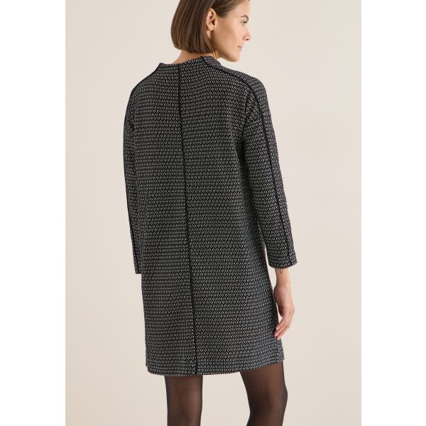 Cecil structuur jurk black 144723 20001