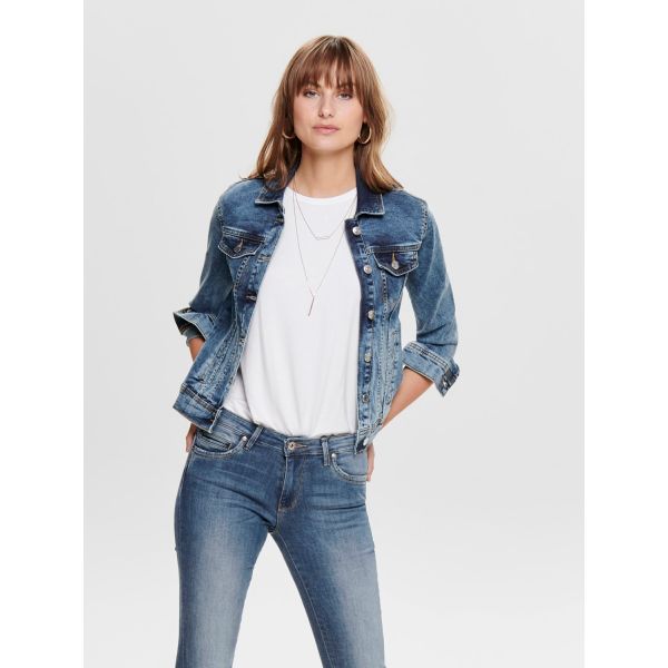 Jacqueline de Yong denim jack medium blue 15180019