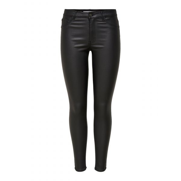 Jacqueline de Yong coated skinny zwart 15211788