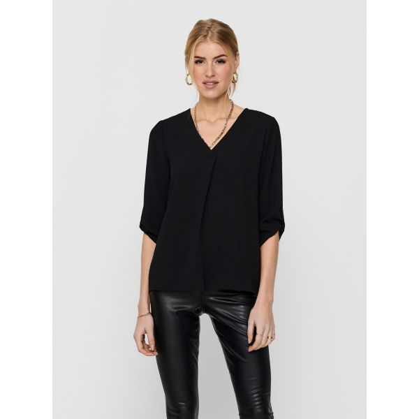 Jacqueline de Yong blouse zwart 15226911