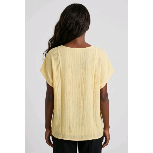 Tramontana crinkled top soft yellow S01-20-401