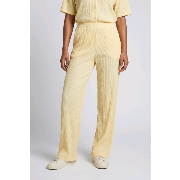 Tramontana crinkled broek soft yellow S01-20-101