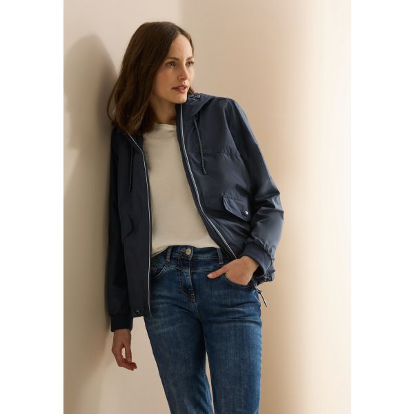 Cecil windbreaker jas dark navy blue 202031 15631