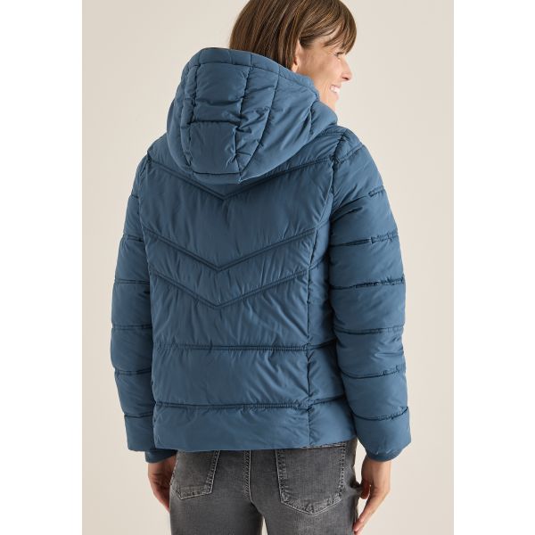 Cecil gewatteerde jas moonstone blue 202095 16666