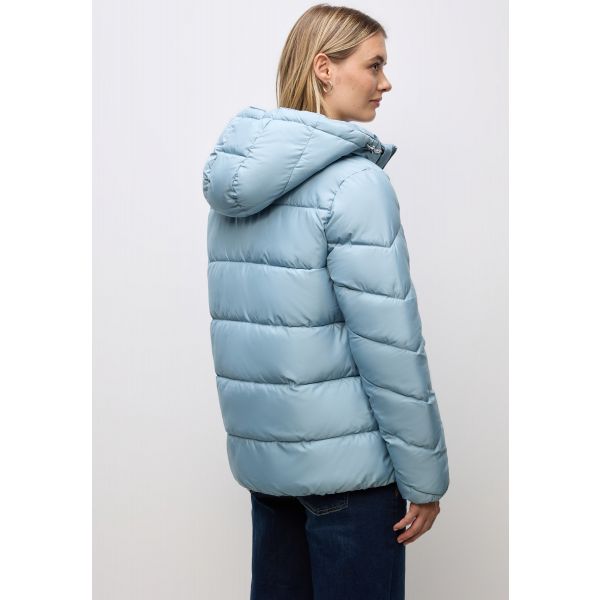 Street One gewatteerde jas sterling blue 202115 10