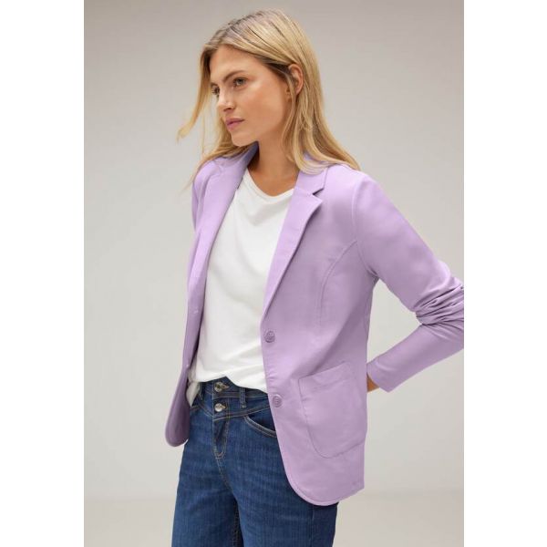 Street One jersey blazer soft lilac 211912 15289