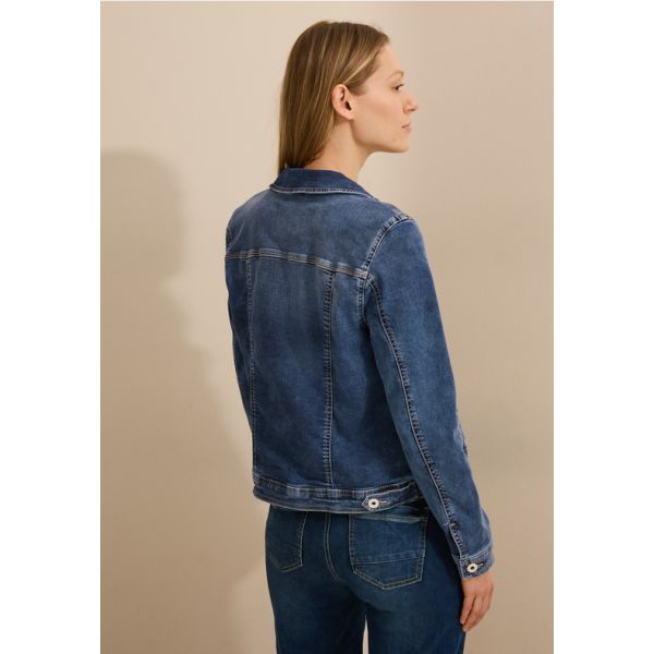 Cecil denim jack mid blue wash 212453 10283