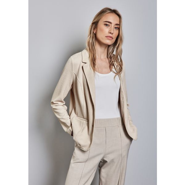 Street One sweatblazer sand beige 212536 15437