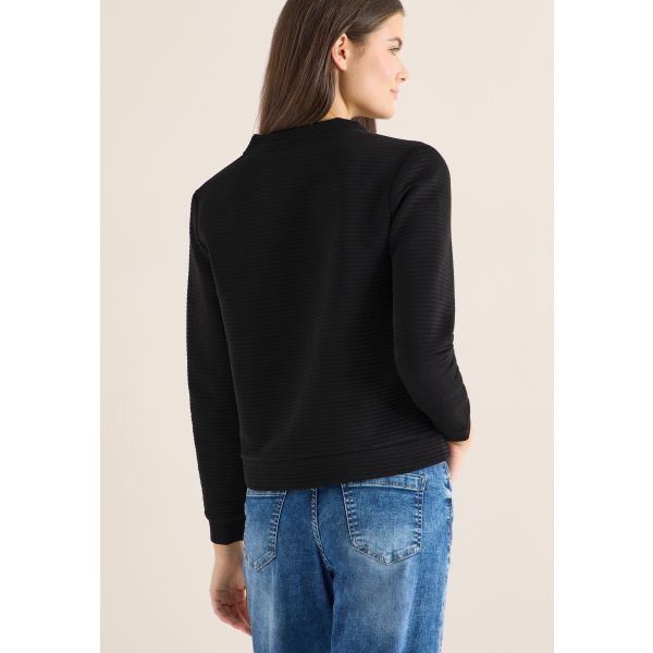 Cecil sweat jacket black 212753 10001