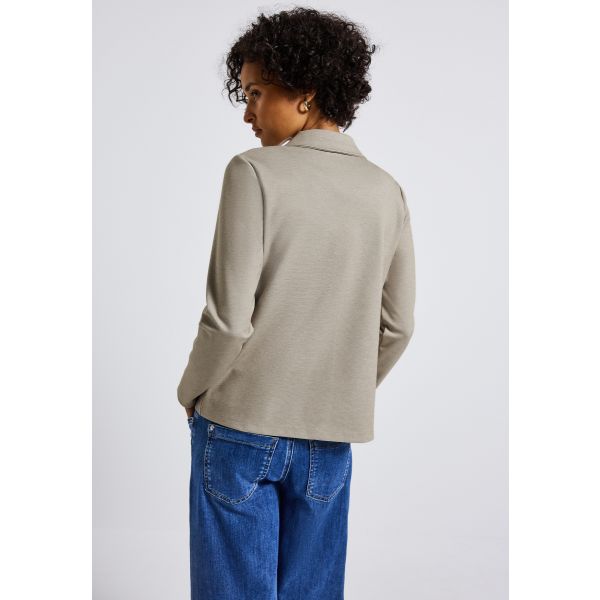 Street One sweatblazer morning beige 212768 17072