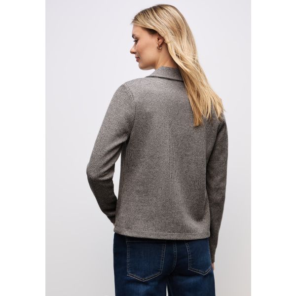 Street One pied de poule blazer brown 212822 37103