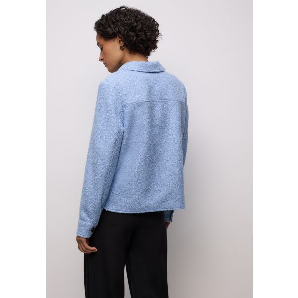 Street One wollook blouse frosted blue 212890 1715