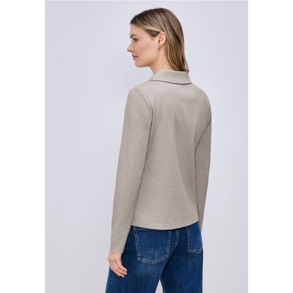 Street One jersey blazer terra mocha 212949 17462